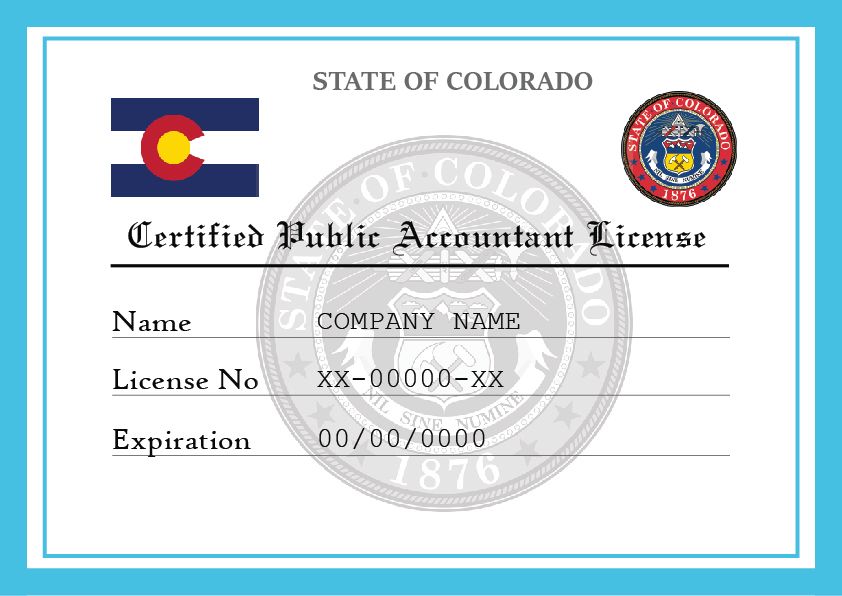 Colorado CPA License License Lookup