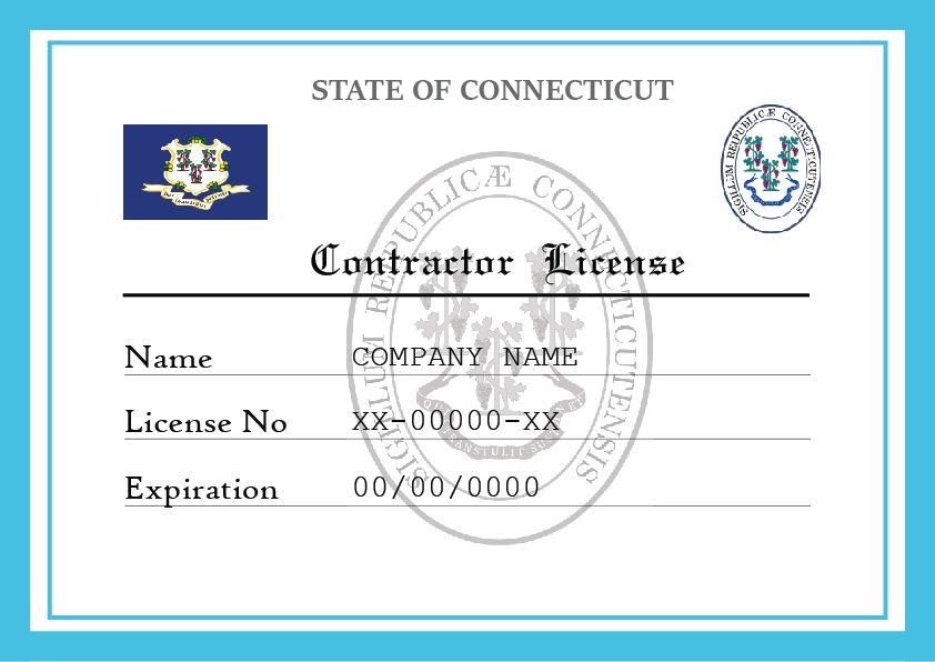 Connecticut Contractor License License Lookup