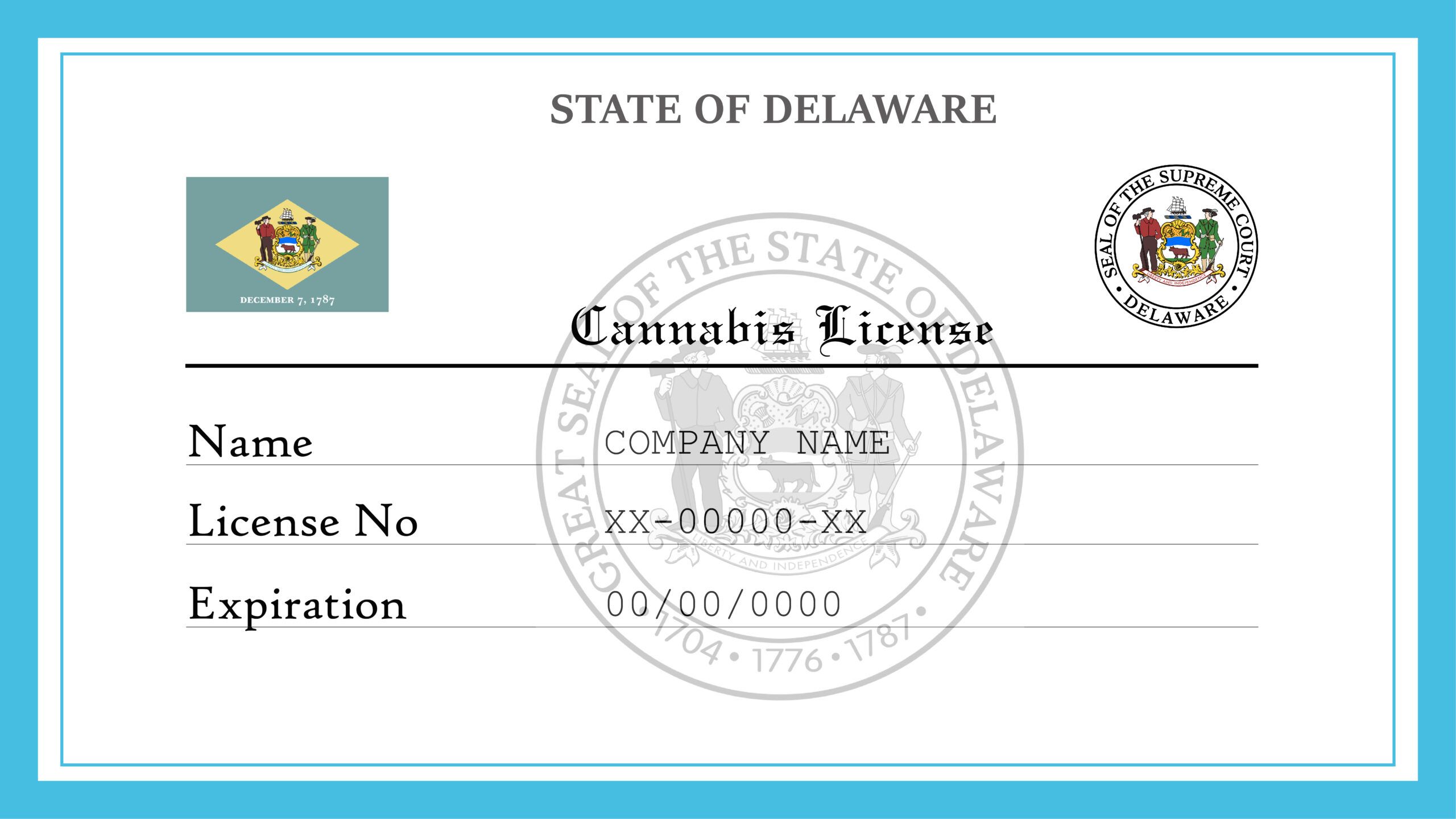 Delaware Cannabis and Marijuana License | License Lookup