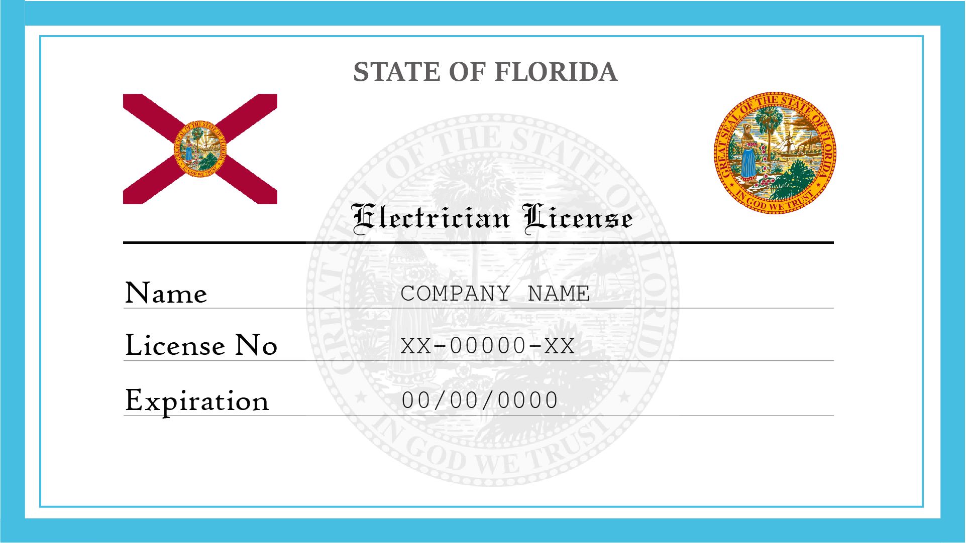 Florida Electrician License License Lookup