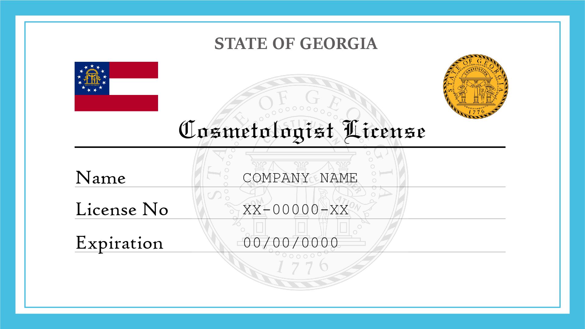 Georgia Cosmetology License License Lookup