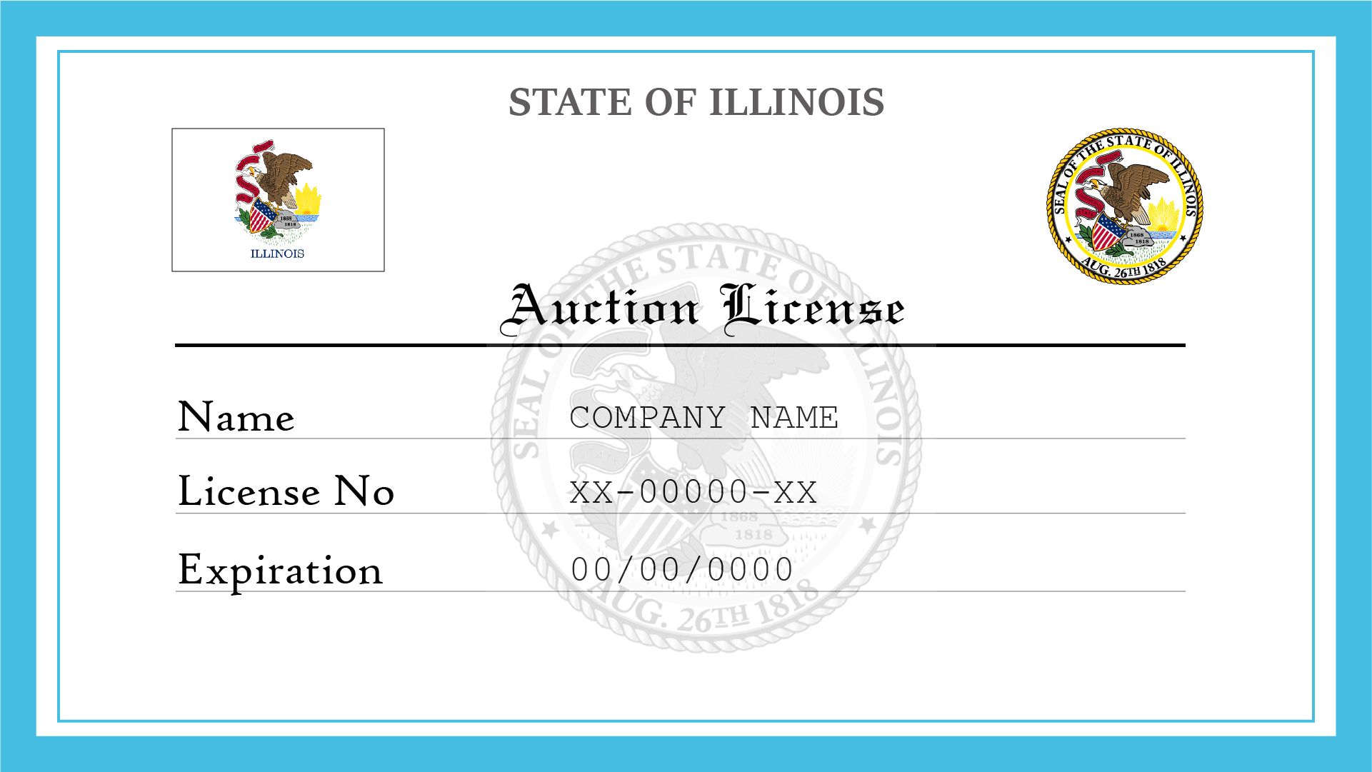 Illinois Auction License License Lookup