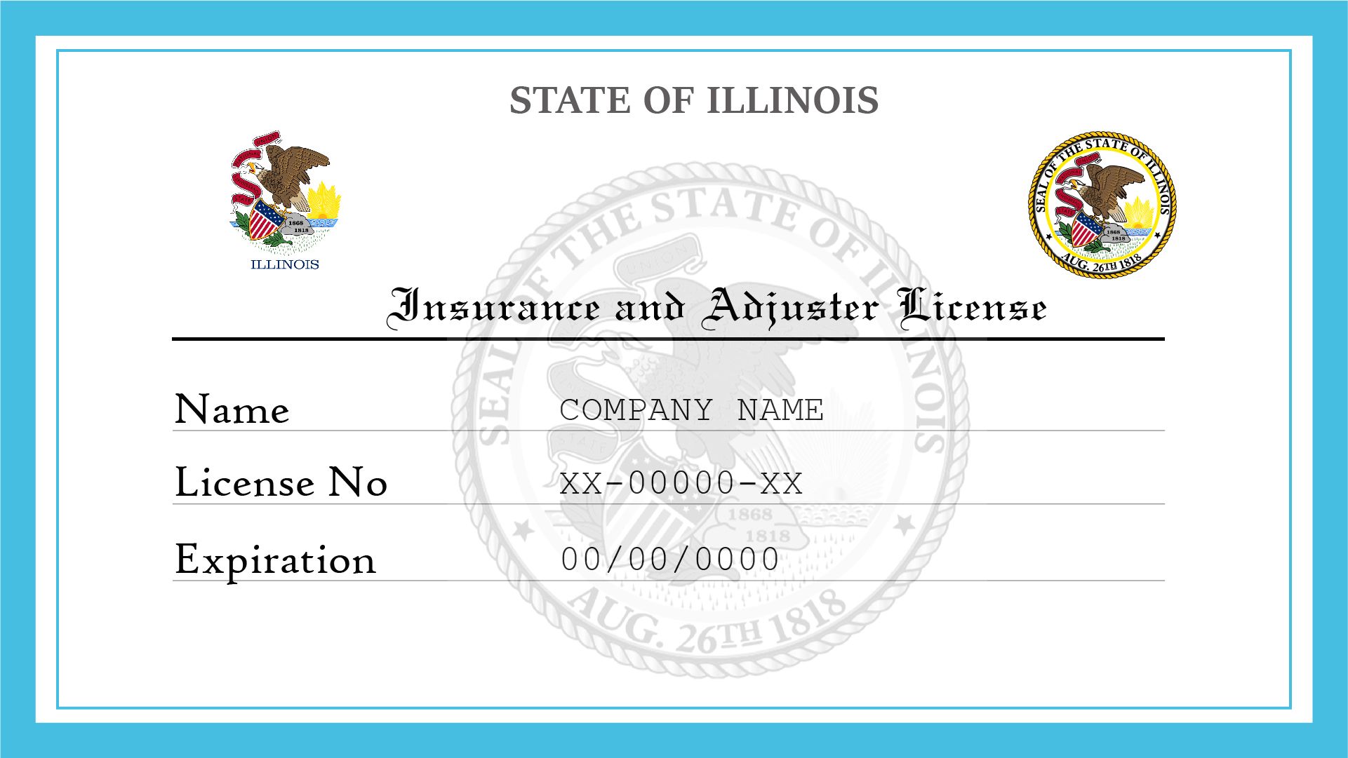 Illinois Insurance and Adjuster License License Lookup