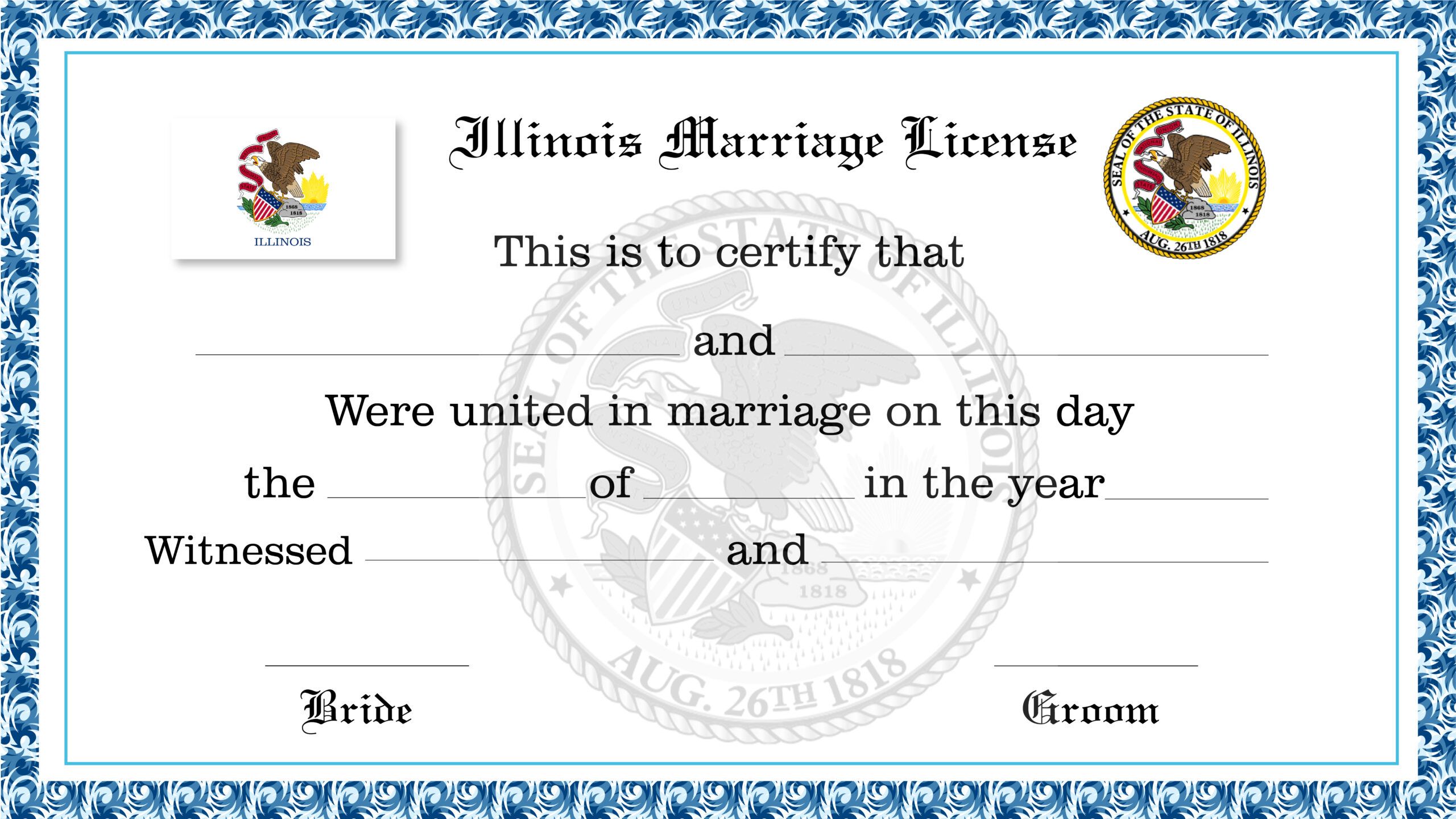 Illinois Marriage License License Lookup