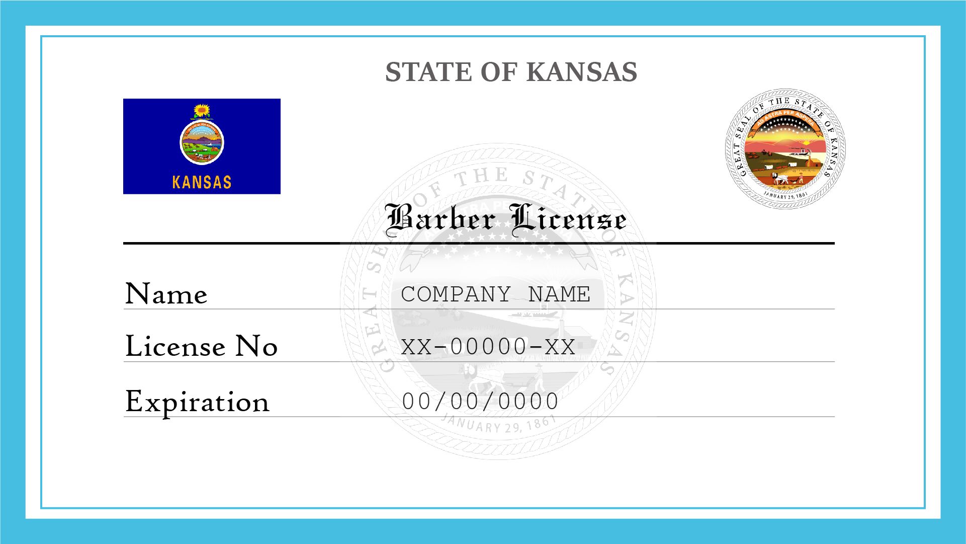 Kansas Barber License License Lookup