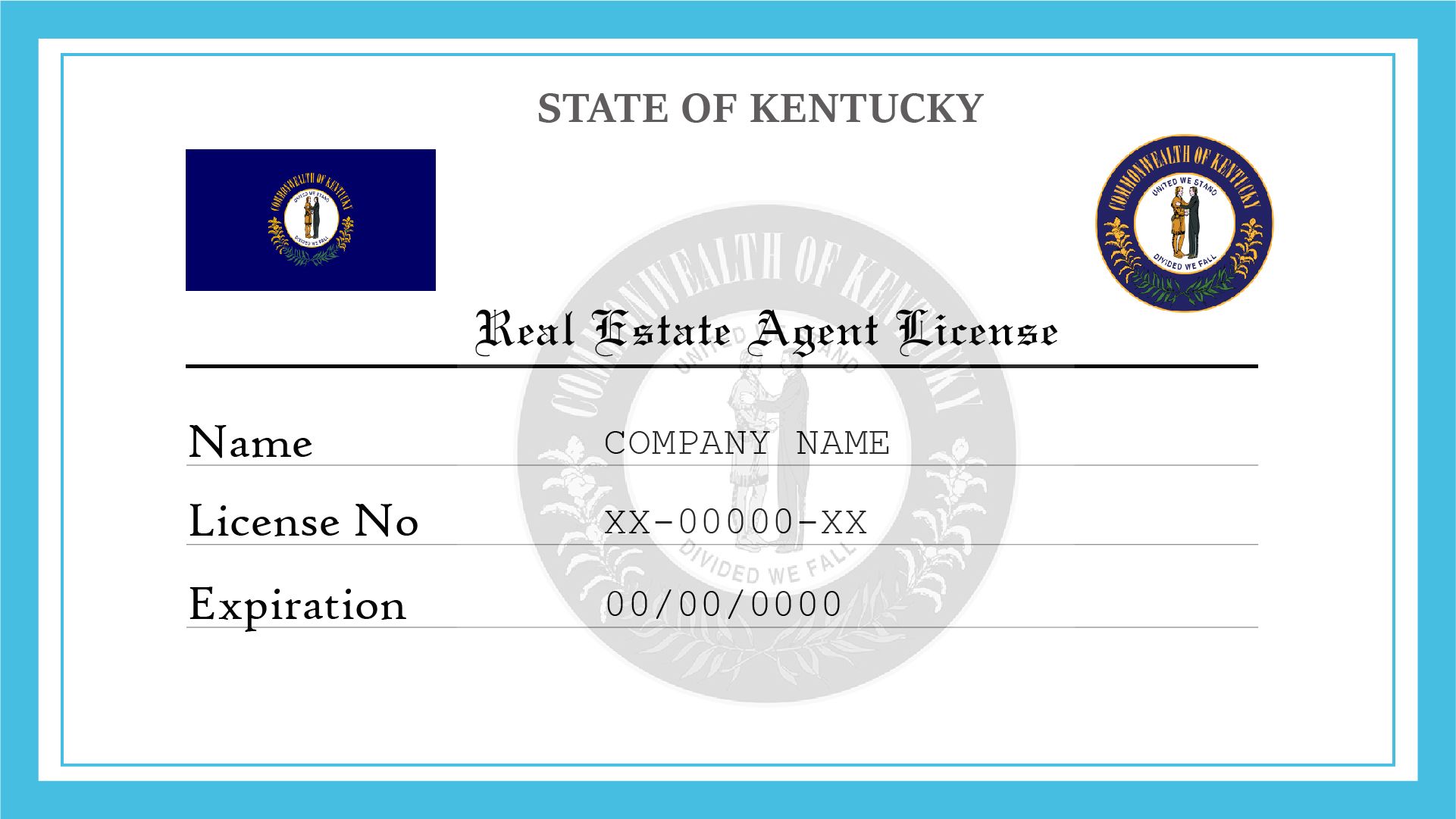 Kentucky Real Estate License | License Lookup