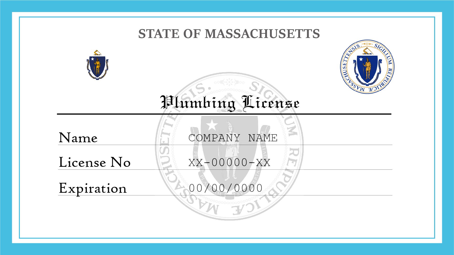 Massachusetts Plumbing License License Lookup