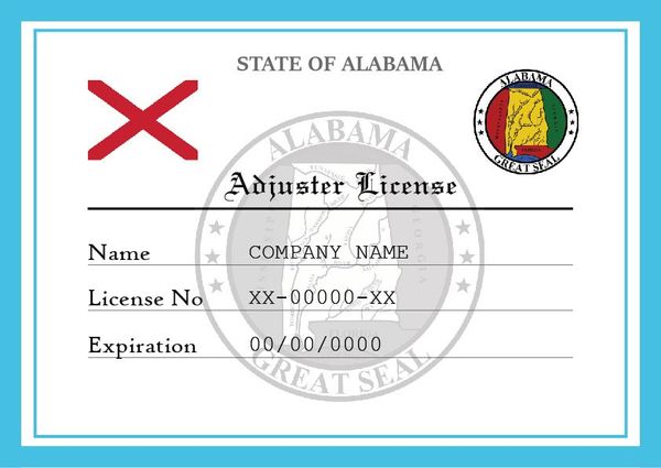 Alabama Adjuster License