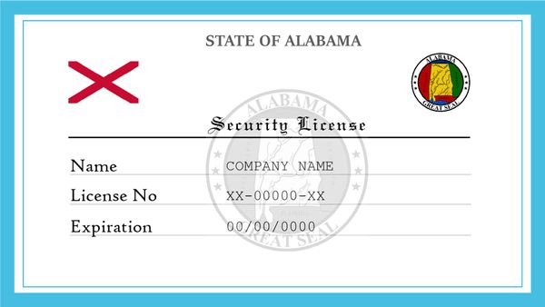 Alabama Security License