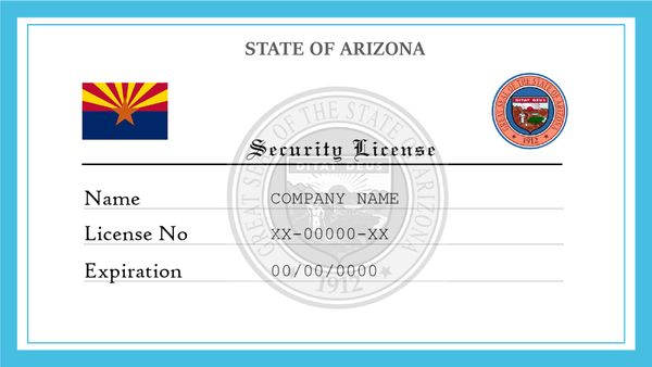 Arizona Security Guard License