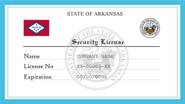 Arkansas Security License