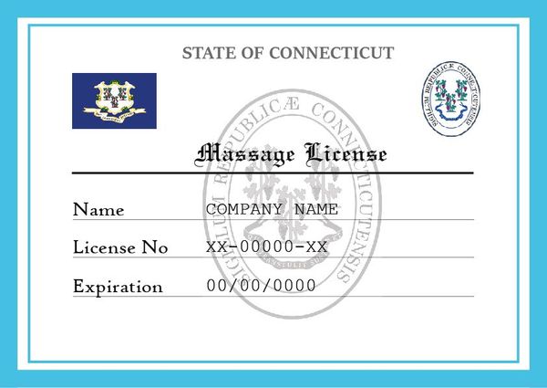 Connecticut Massage License