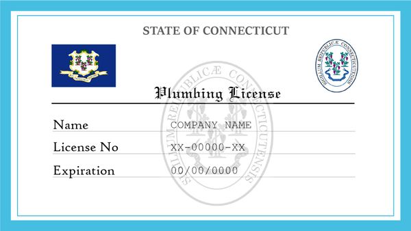 Connecticut Plumbing License