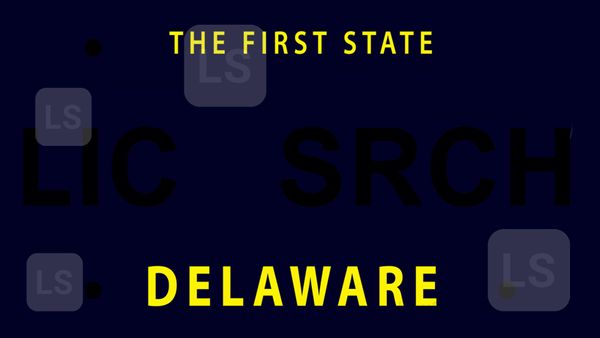 Delaware License Plate Lookup