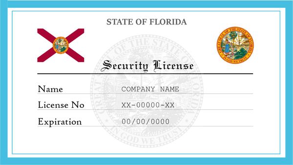 Florida Security License