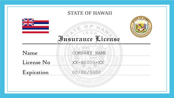 Hawaii Insurance License