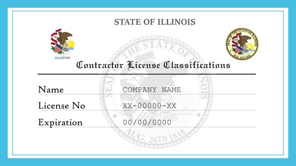 Illinois Contractor License Classifications