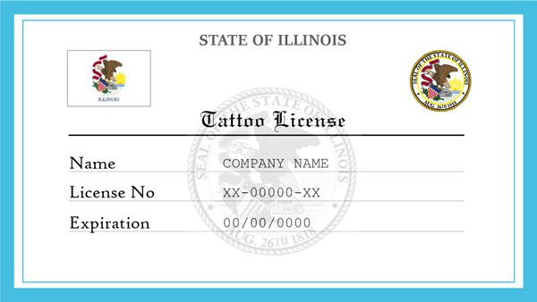 Illinois Tattoo License