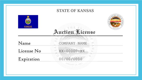 Kansas Auction License