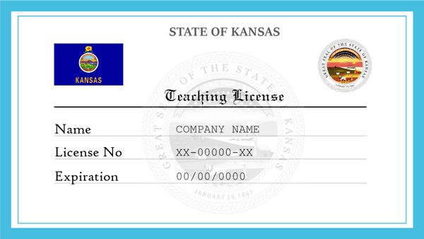 Kansas Teaching License License Lookup
