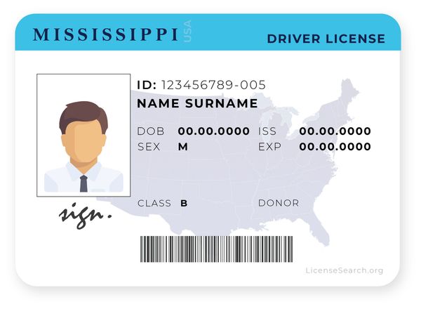 Mississippi Driver License