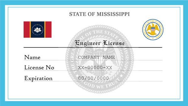 Mississippi Engineer License