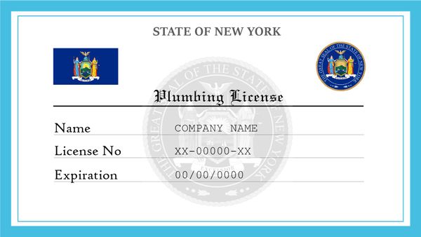 New York Plumbing License