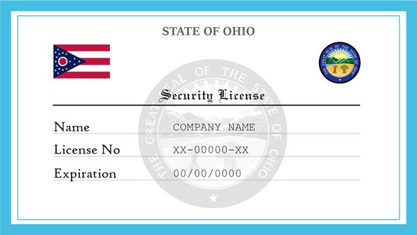 Ohio Security License