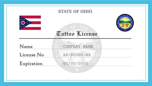 Ohio Tattoo License