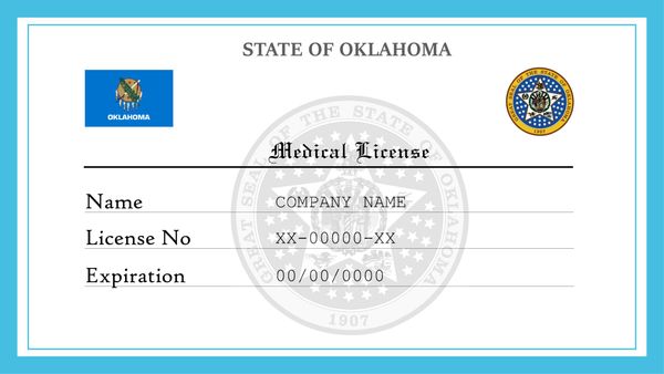 Oklahoma Medical License