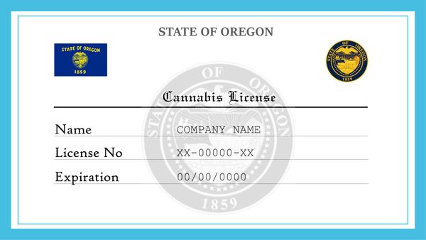 Oregon Cannabis and Marijuana License
