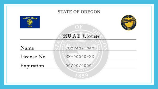 Oregon HVAC License