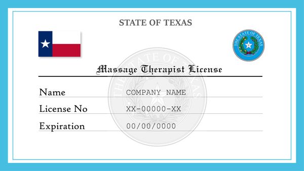 Texas Massage License