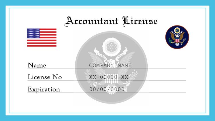 Certified Public Accountant License