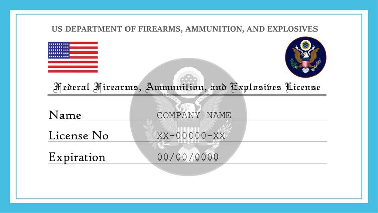 Federal Firearms, Ammunition, and Explosives License