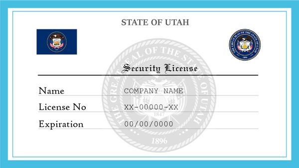 Utah Security License
