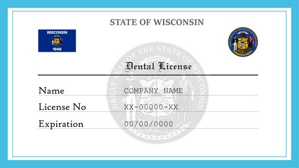 Wisconsin Dental License