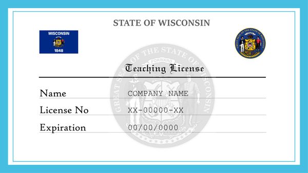 Wisconsin Teaching License