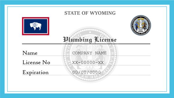 Wyoming Plumbing License