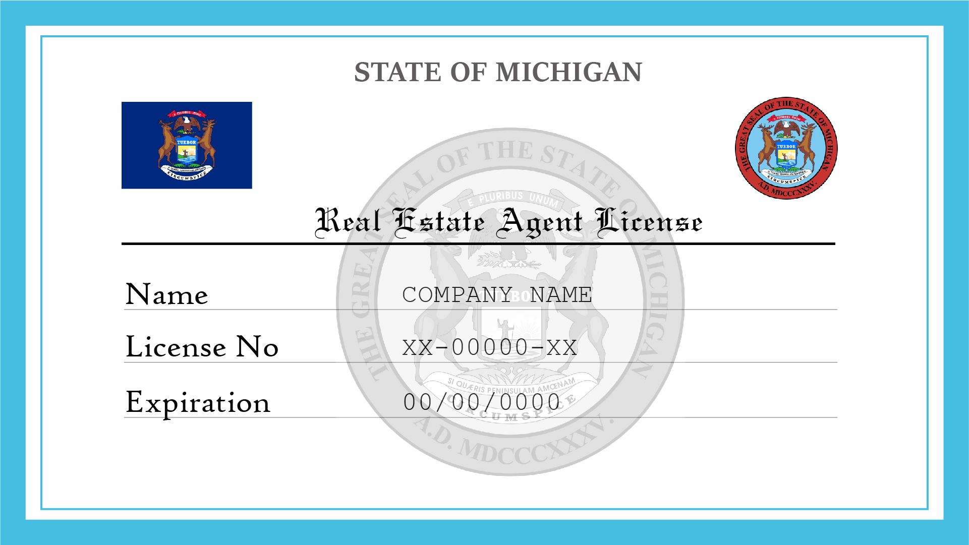 Michigan Real Estate License License Lookup