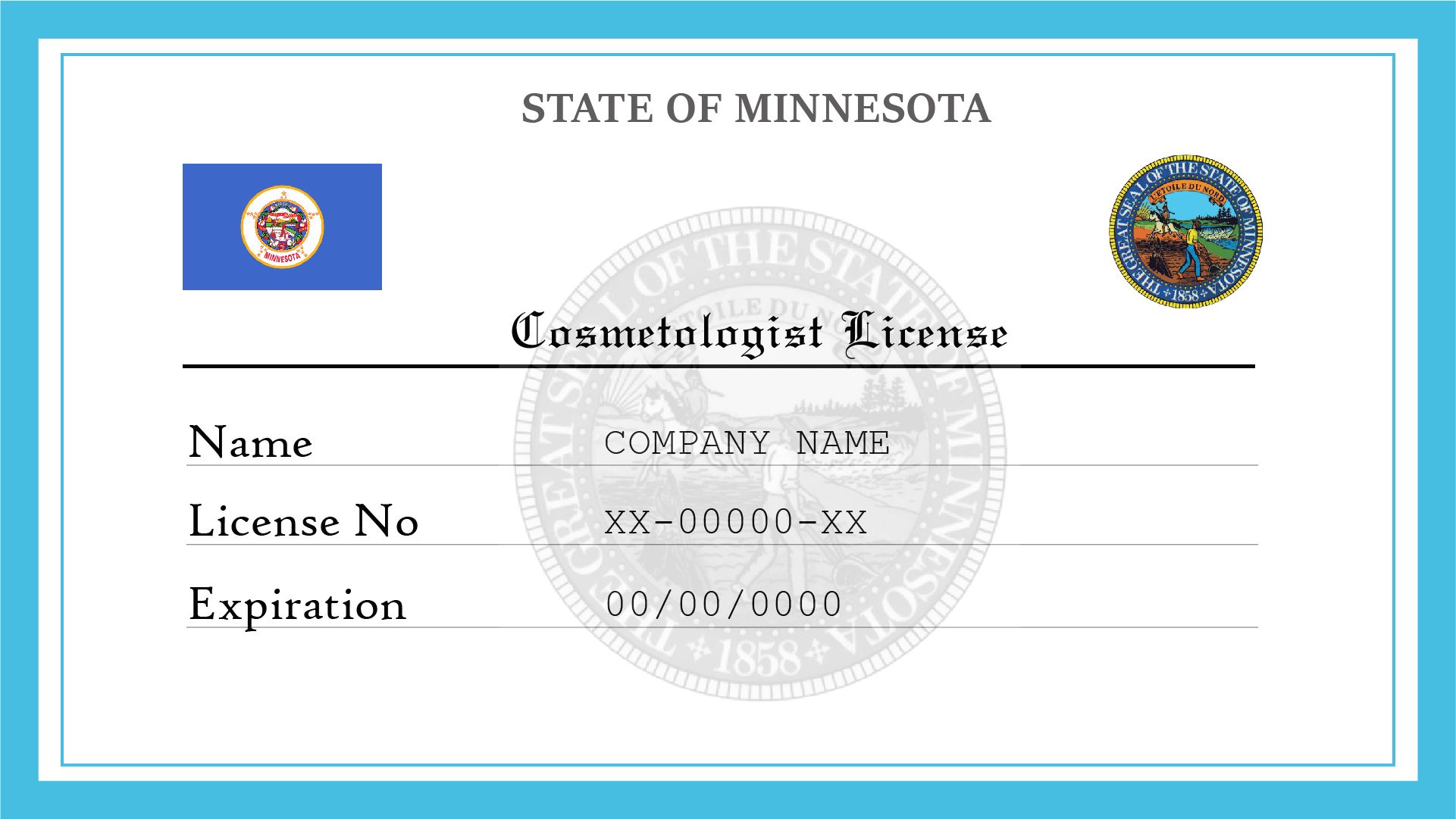 Minnesota Cosmetology License License Lookup