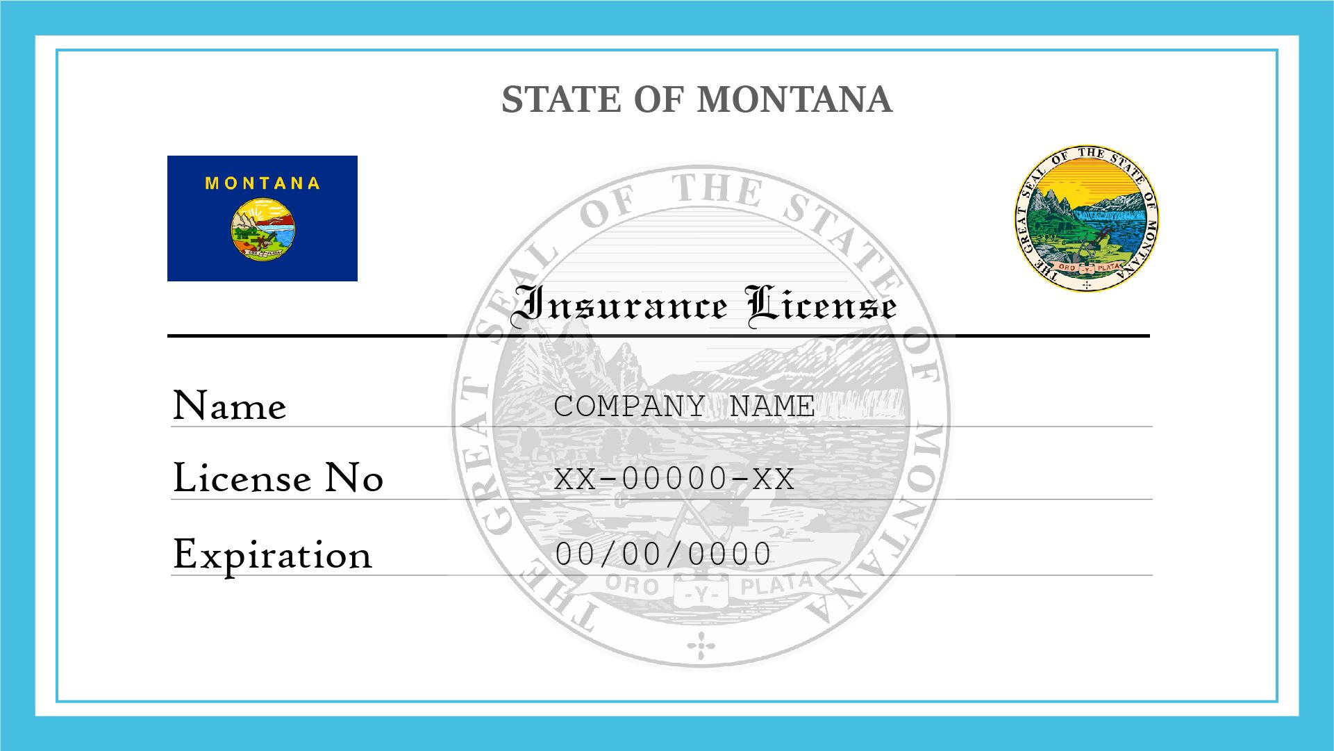 Montana Insurance License License Lookup