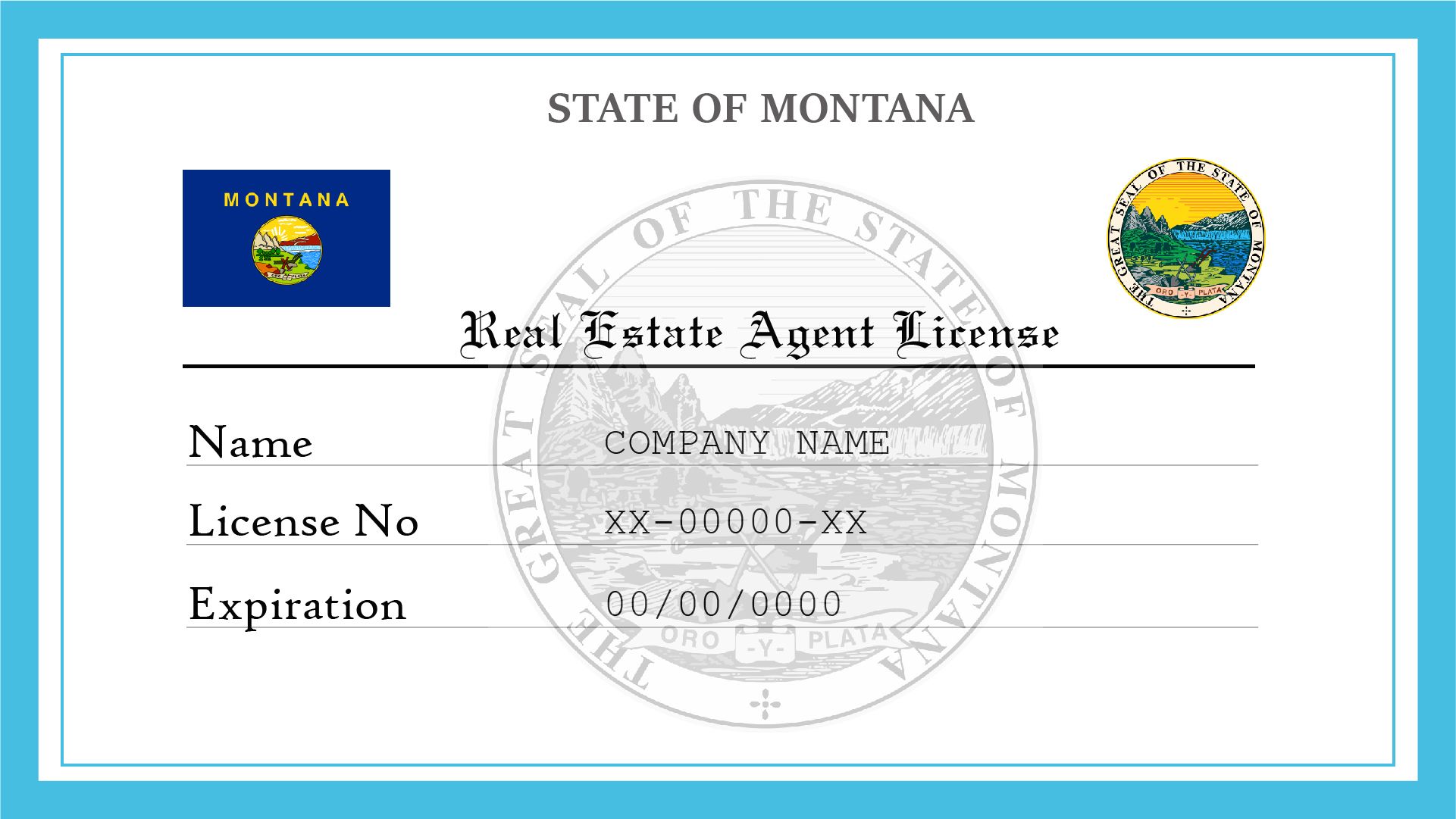 Montana Real Estate Agent License License Lookup