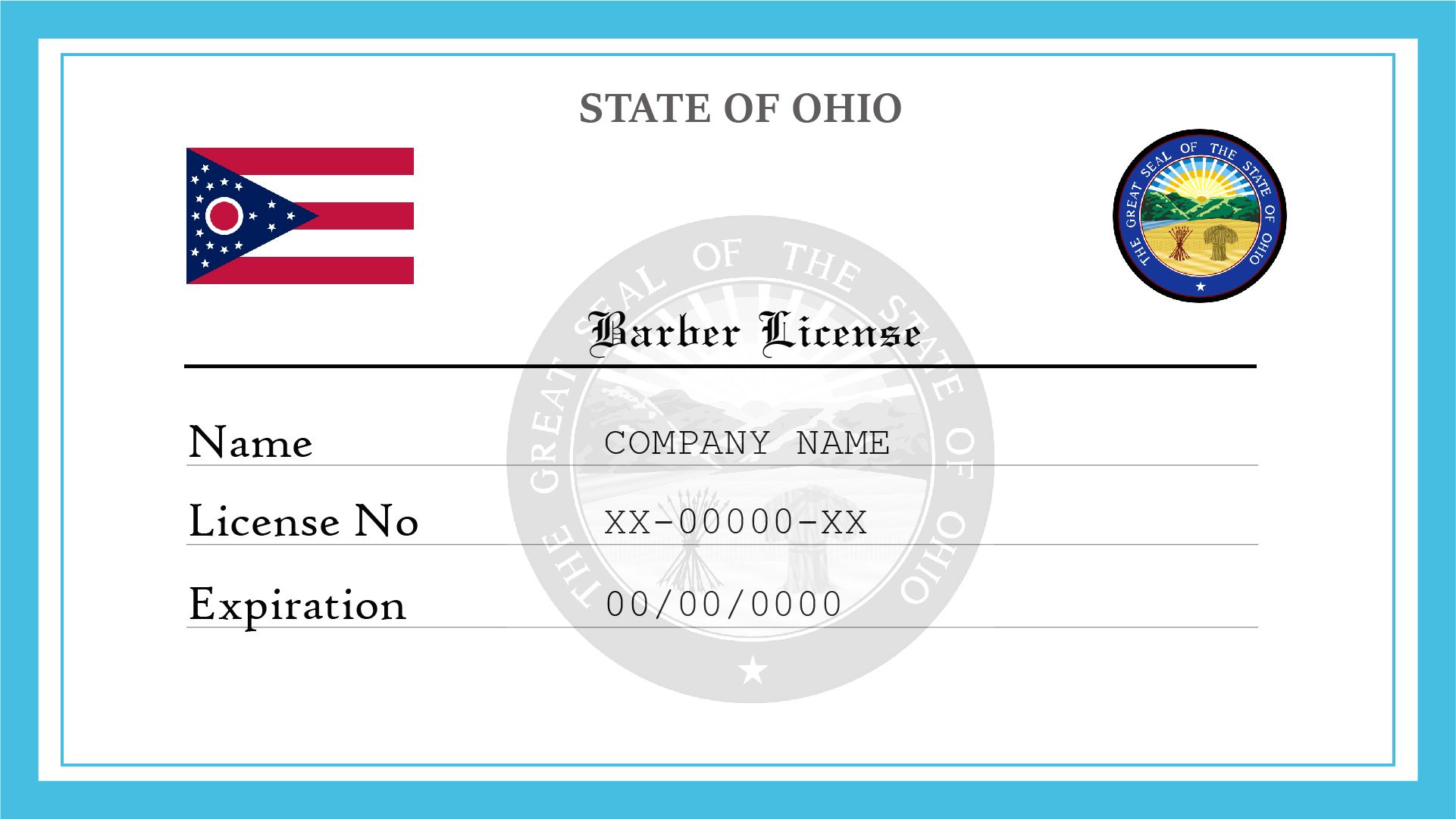 ohio state cosmetology and barber board license lookup