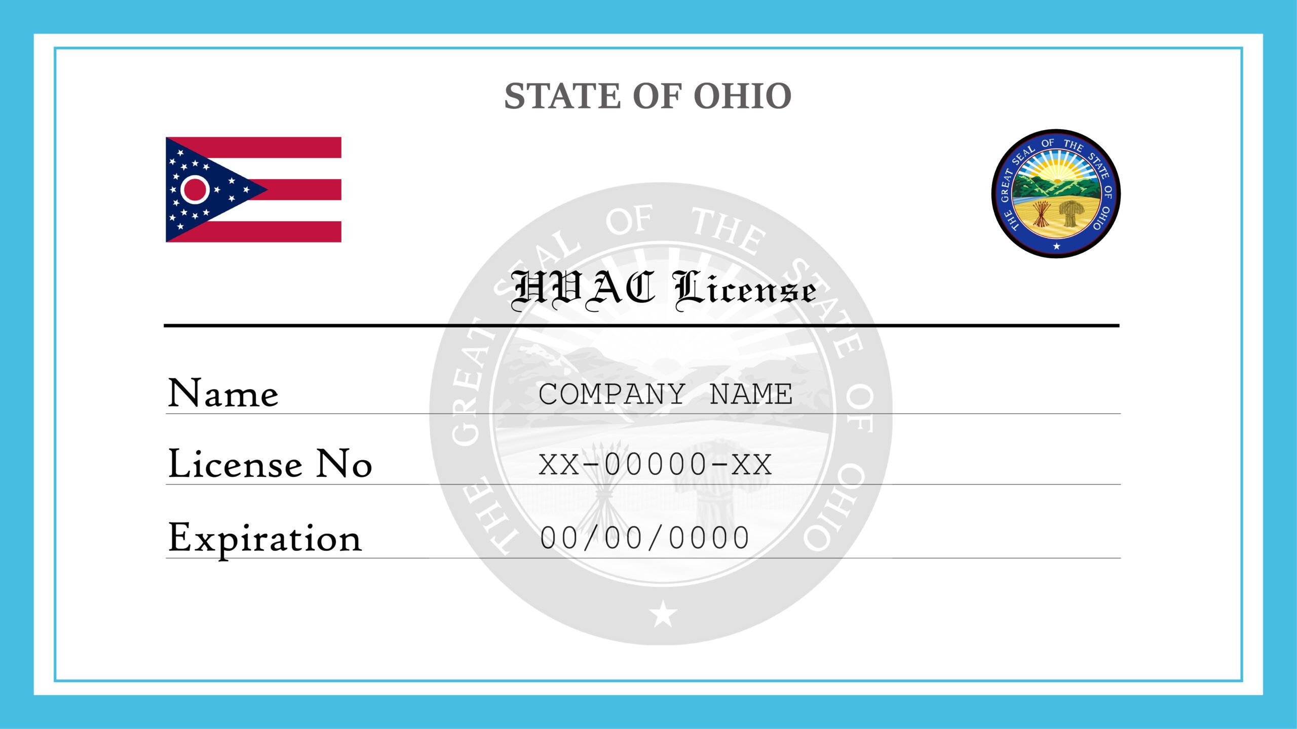 instal the new Ohio residential appliance installer license prep class