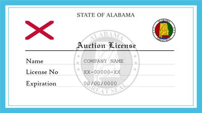 Alabama Auction License