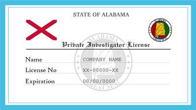 Alabama Private Investigator License
