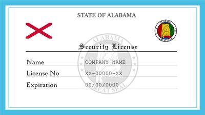 Alabama Security License