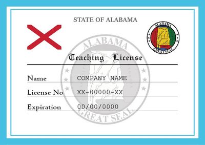 Alabama Teaching License