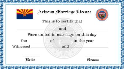Arizona Marriage License